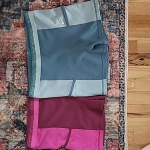 Nike Women's Pro High-Waisted 3" Training Shorts in- 2 pairs for 1 price!